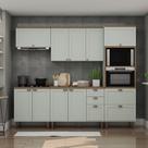 Armário de Cozinha Completa Americana 5 peças CB62 Iluminata Genialflex