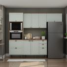 Armário de Cozinha Completa Americana 5 peças Luna 61 Iluminata Genialflex