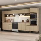 Armário de Cozinha Completa Atlanta Full Carraro Amêndoa