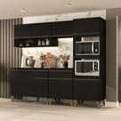 Armário de Cozinha Completa Atlanta Studio Preto Touch