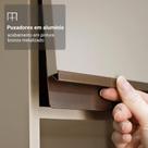 Armário De Cozinha Completa De Canto 265 Cm Suspensa Crema Nice Madesa 06