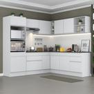 Armário De Cozinha Completa De Canto Branco