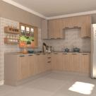 Armário de Cozinha Completa Stylo 468cm com 8 Peças Balcões