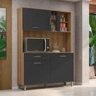 Armário de Cozinha Completo Viena Plus com Balcão 4 Portas