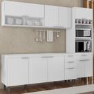 Armário de Cozinha CP02 Para Pia 180cm Pérola Z34 Branco - Mpozenato Armário de Cozinha CP02 Para Pia 180cm Pérola Z34 Branco - Mpozenato