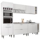 Armário de Cozinha CP07 Com Pia 100cm Pérola Z34 Branco - Mpozenato