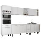 Armário de Cozinha CP07 Para Pia 150cm Pérola Z34 Branco - Mpozenato
