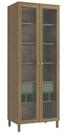 Armário de Cozinha Cristaleira 2 portas de vidro 80cm com Pés M628 Botanic Kappesberg