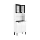Armário de Cozinha de Aço com 4 Portas Múltipla Bertolini