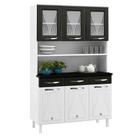 Armário De Cozinha De Aço Kit Triplo Telasul Preto Star New
