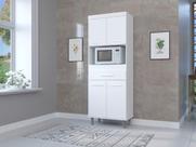 Armário de Cozinha DU Compacto para Sua Melhor Organização Cor Branco