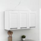 Armário de Cozinha em Aço 3 Portas 105cm Florença Itatiaia Branco