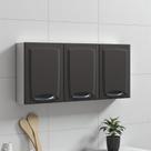 Armário de Cozinha em Aço 3 Portas 120cm New Premium Itatiaia