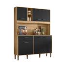 Armario de Cozinha Erva Doce 140 cm 6 Portas e 1 Gaveta