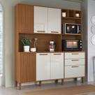 Armário de Cozinha Frisado 7 Portas 2 Gavetas 180cm Roma