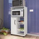 Armário de Cozinha Fruteira Kely 1 Porta Branco - Irm Móveis Armário de Cozinha Fruteira Kely 1 Porta Branco - Irm Móveis