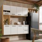 Armário de Cozinha Juliana Completa Com 7 Portas E 2 Gavetas Compacta