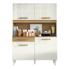Armário de Cozinha Kit 3308 Compacta Com 4 Portas 1 Gaveta Armário de Cozinha Kit 3308 Compacta Com 4 Portas 1 Gaveta