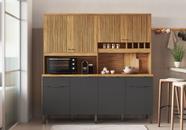 Armário de Cozinha Kit Cozinha Concord 08 portas 100% MDF