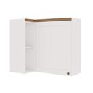 Armário de Cozinha Modulada Aéreo de Canto 93x52,5cm 1511 Iluminata 100% MDF Genialflex Armário de Cozinha Modulada Aéreo de Canto 93x52,5cm 1511 Iluminata 100% MDF Genialflex