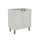 Armário de Cozinha Modulada Balcão 80cm 2 Portas 1529 Iluminata 100% MDF Genialflex Armário de Cozinha Modulada Balcão 80cm 2 Portas 1529 Iluminata 100% MDF Genialflex
