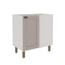 Armário de Cozinha Modulada Balcão de Canto 82x52cm 1501 Iluminata 100% MDF Genialflex Armário de Cozinha Modulada Balcão de Canto 82x52cm 1501 Iluminata 100% MDF Genialflex