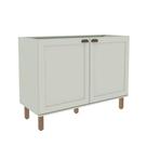 Armário de Cozinha Modulada Balcão de Pia 1,20m 2 Portas 1502 Iluminata 100% MDF Genialflex