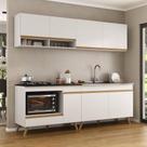 Armário De Cozinha Modulada Com Balcão Veneza Multimóveis