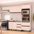 Armário de Cozinha Modulada Completa 4 Peças 270cm Sem Tampo 250029 Koya Politorno Móveis Armário de Cozinha Modulada Completa 4 Peças 270cm Sem Tampo 250029 Koya Politorno Móveis