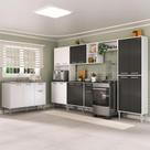 Armário de Cozinha Modulada Completa 6 Pçs com Balcão para Pia Siena Multimóveis MP2285