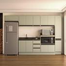Armário de Cozinha Modulada Completa 6 Peças 316,8cm Sem Tampo 250038 Koya Politorno Móveis