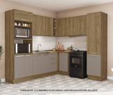 Armário de Cozinha Modulada Completa de Canto 8 peças 2,49X2,28m 270 Botanic Kappesberg Armário de Cozinha Modulada Completa de Canto 8 peças 2,49X2,28m 270 Botanic Kappesberg