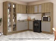 Armário de Cozinha Modulada Completa de Canto 8 peças 2,59X2,48m 271 Botanic Kappesberg Armário de Cozinha Modulada Completa de Canto 8 peças 2,59X2,48m 271 Botanic Kappesberg