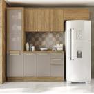 Armário de Cozinha Modulada Completa Reta 5 peças 2,50m 228 Botanic Kappesberg