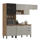 Armário de Cozinha Modulada Rubi Compacta 4 Peças EdeCasaMóveis