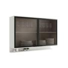 Armário de Cozinha Modulado Alpha 2500 c/ 2 Portas c/ Vidro 120cm Branco - Carraro