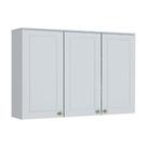 Armário de Cozinha Modulado Americana 3 Portas Branco - Henn