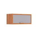 Armário de Cozinha Modulado Áurea c/ 1 Porta Basculante 80cm Cinamomo/Platina - MGM