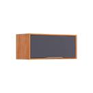 Armário de Cozinha Modulado Áurea c/ 1 Porta Basculante 80cm Cinamomo/Titanium - MGM