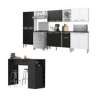 Armário de Cozinha Modulado com Bancada Americana Xangai Multimóveis MP2206
