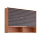 Armário de Cozinha Modulado Esplendida c/ 2 Portas Basculantes 120cm Freijo/Titanium - MGM
