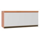 Armário de Cozinha Modulado Macadâmia 1 Porta 80cm Freijo/Branco - Telasul Armário de Cozinha Modulado Macadâmia 1 Porta 80cm Freijo/Branco - Telasul