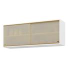 Armário de Cozinha Multimóveis Veneza GW 120 cm 2 Portas de Vidro FG3683 Branco Armário de Cozinha Multimóveis Veneza GW 120 cm 2 Portas de Vidro FG3683 Branco
