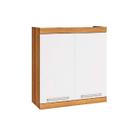 Armário de Cozinha Nesher Burguesa 80cm Freijó/Branco