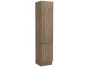 Armário de Cozinha Paneleiro Alto 50cm 2 Portas G749 Maxxi Nogal Kappesberg