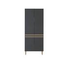 Armário de Cozinha Paneleiro Duplo 80cm Linha Harmonia 03.0452 Semplicitá Móveis