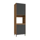 Armário de Cozinha Torre Quente 4 Portas 70cm com Pés Vibra Kappesberg