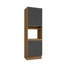 Armário de Cozinha Torre Quente Microondas de 4 portas 70cm T629 Vibra Kappesberg