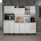 Armário de Cozinha Valdemóveis Petra 11 Portas 2 Gavetas