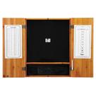 Armário de dardos Viper Metropolitan Solid Wood Sisal/Bristle
